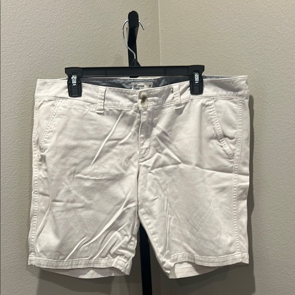 American Eagle Outfitters Pants - American Eagle Outfitters White Flat Front Shorts